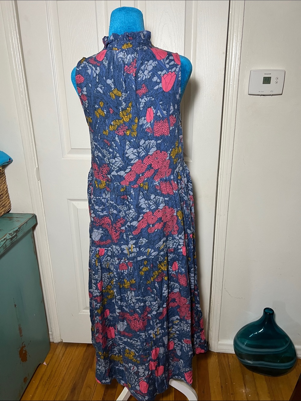 Anthropologie Maeve Floral Midi Dress Women’s Small - Picture 4 of 8